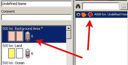 Background area polygon in Properties window and Object Inspector