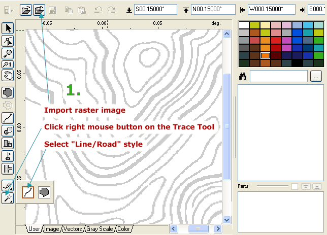 Animated Example of Trace Tool Use
